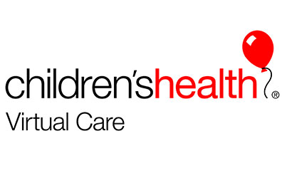 Logotipo de Atención virtual del Children's Health