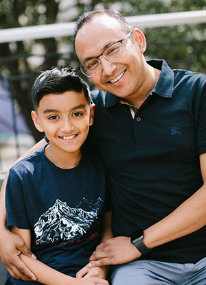 Arnav y su padre