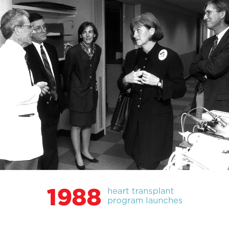 1988 heart transplant program launches