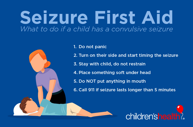 Qué hacer si un niño o un niño pequeño tiene una convulsión.