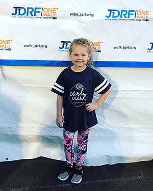 Lily at JDRF One Walk